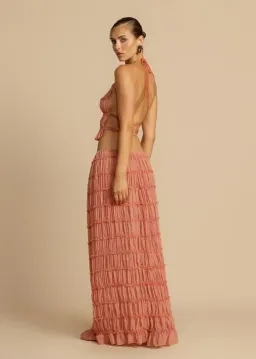 Arcina Ori Juliette Halter Set Peach Size S / AU 6-10 for rent on The Volte - image 4