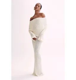 Meshki Marisol Dress White Size AU 8  for rent on The Volte - image 1