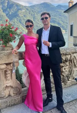 Natalie Rolt Monika Gown Neon Pink Size 8 for rent on The Volte - image 2