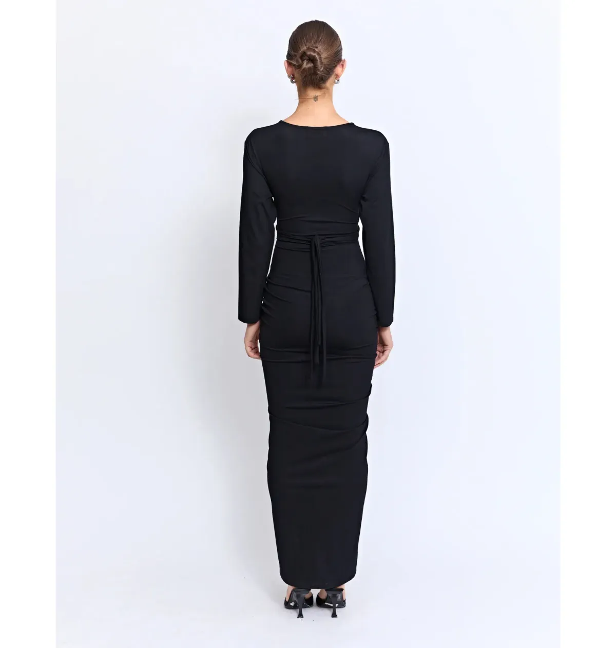 Pfeiffer Fontaine Dress Black Size AU 8 - Image 4