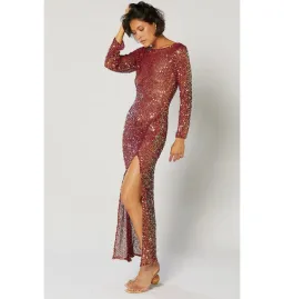 Winona Jiana Classic Dress Burgundy Size L / AU 12 for rent on The Volte - image 2