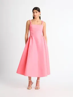SHEIKE Jackie Midi A-Line Dress Pink Size 6 for rent on The Volte - image 2