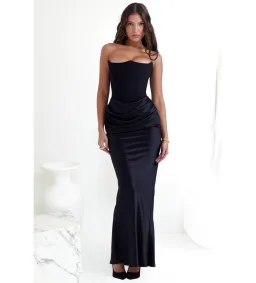 House of CB Persephone Dress Black Size S/Au 8  for rent on The Volte - image 3