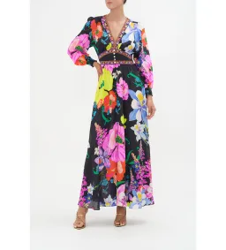 Camilla Button Dress with Shaped Waistband Away With The Fairies Size S/Au 10 for rent on The Volte - image 1