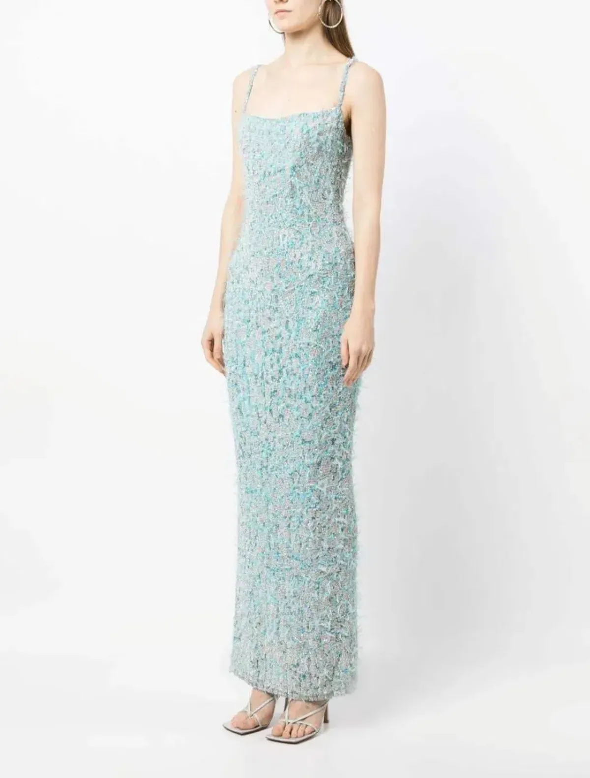 Rachel Gilbert Tilly Gown in Maxi Dress in Blue Size 1/ AU8 - Image 1