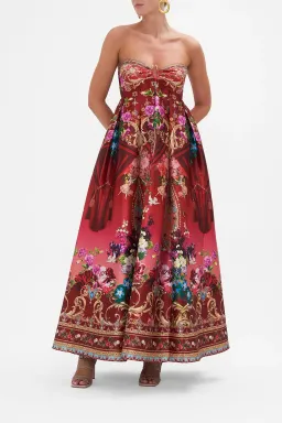Camilla Strapless Maxi Dress Rites of Roses Size 10 for rent on The Volte - image 1