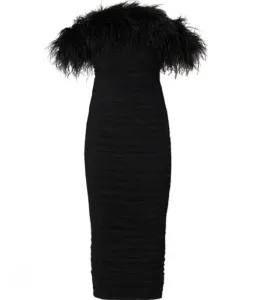 Rachel Gilbert Zion Midi Dress Black Size 2 / AU 10 for rent on The Volte - image 5