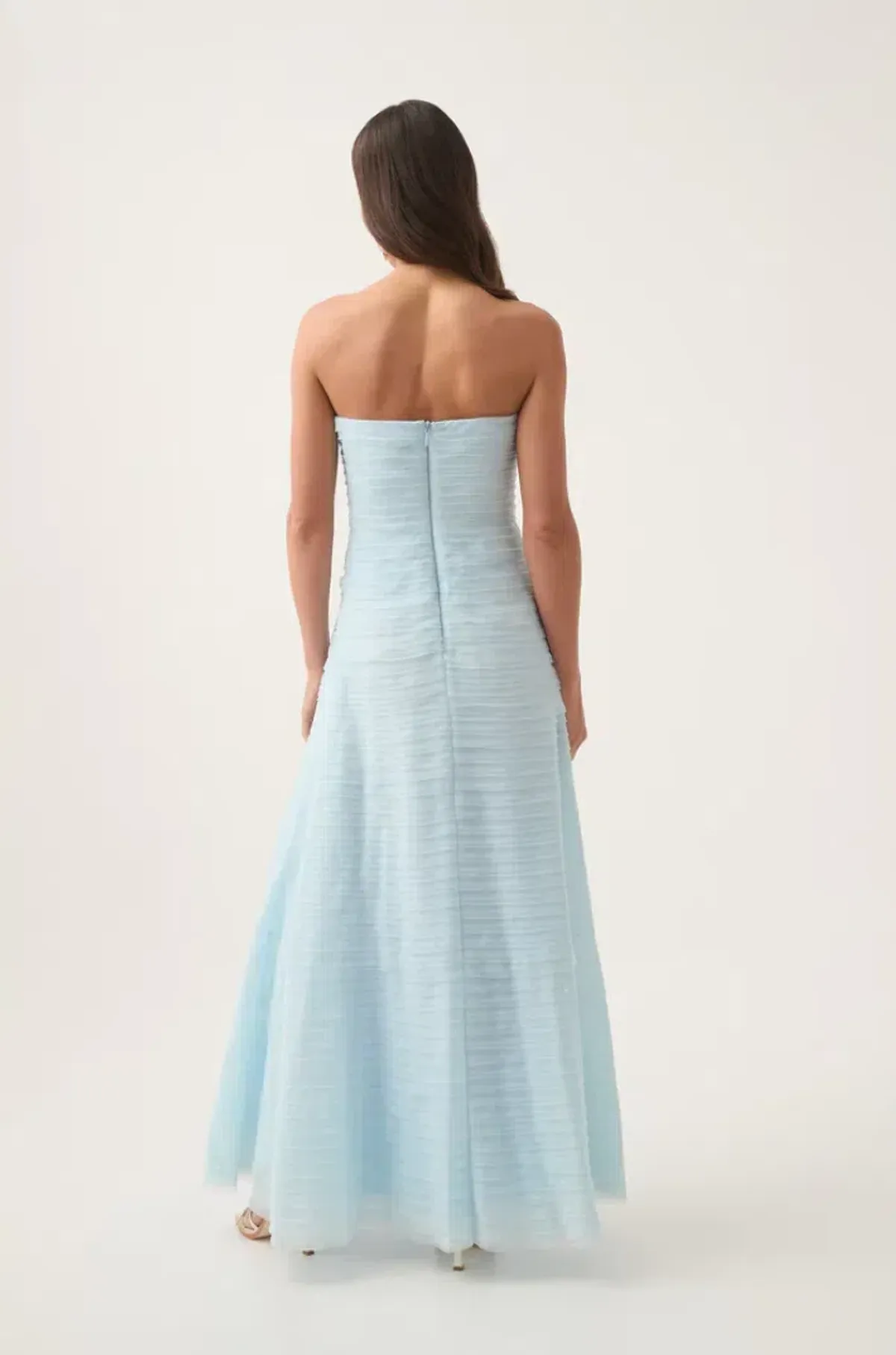 Aje Soundscape Maxi Dress in Sea Breeze Blue Size 12 - Image 3