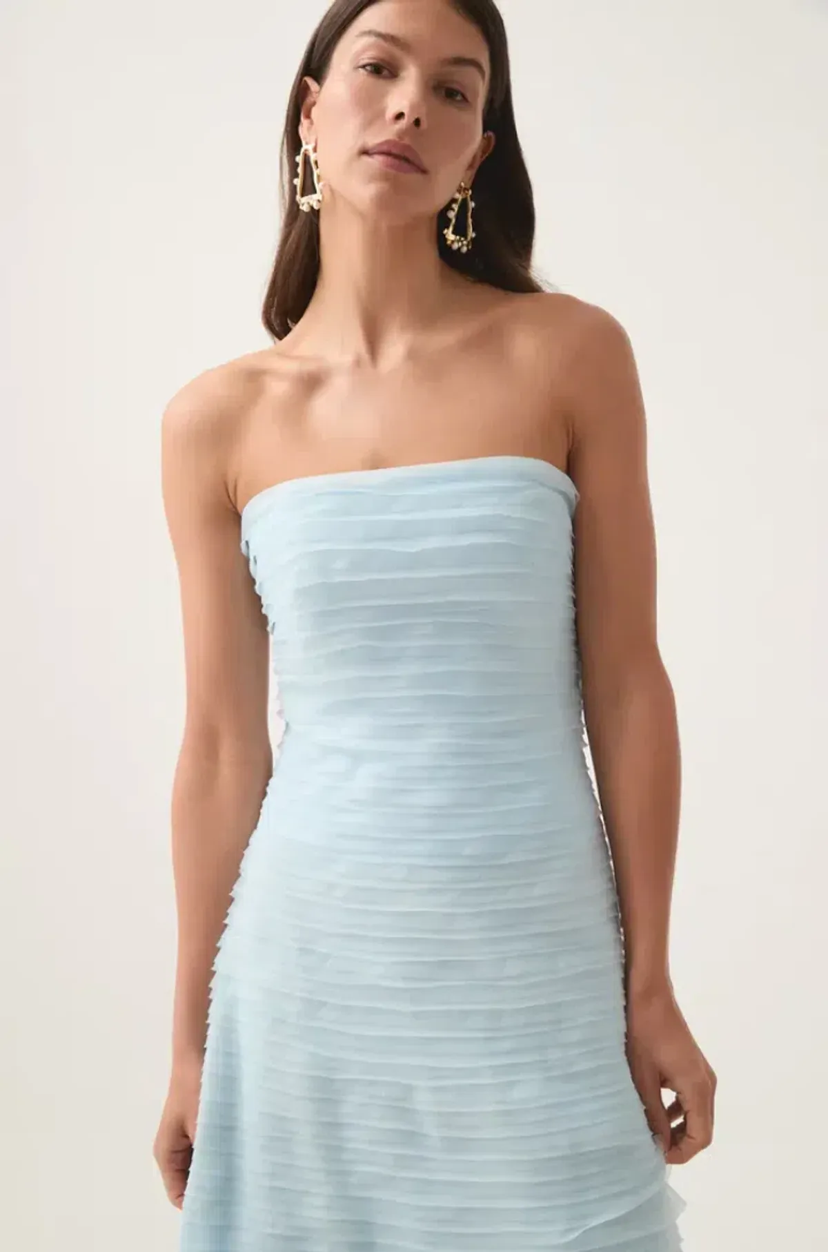 Aje Soundscape Maxi Dress in Sea Breeze Blue Size 12 - Image 2