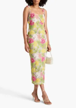 Rachel Gilbert Willow Midi Dress Floral Size 3 / AU 12 for rent on The Volte - image 1