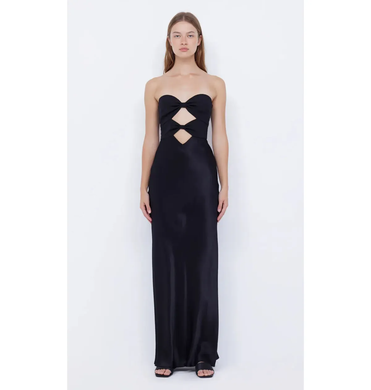 Bec & Bridge Strapless Halle Dress in Black Size AU 6 - Image 1