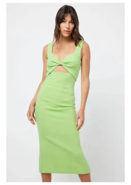 Mossman Perception Midi Dress Green Size 6  for rent on The Volte - image 1
