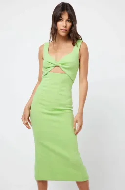 Mossman Perception Midi Dress Green Size 6  for rent on The Volte - image 3