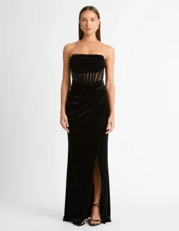 Sheike Trinity Maxi Dress Black Size 8 for rent on The Volte - image 1