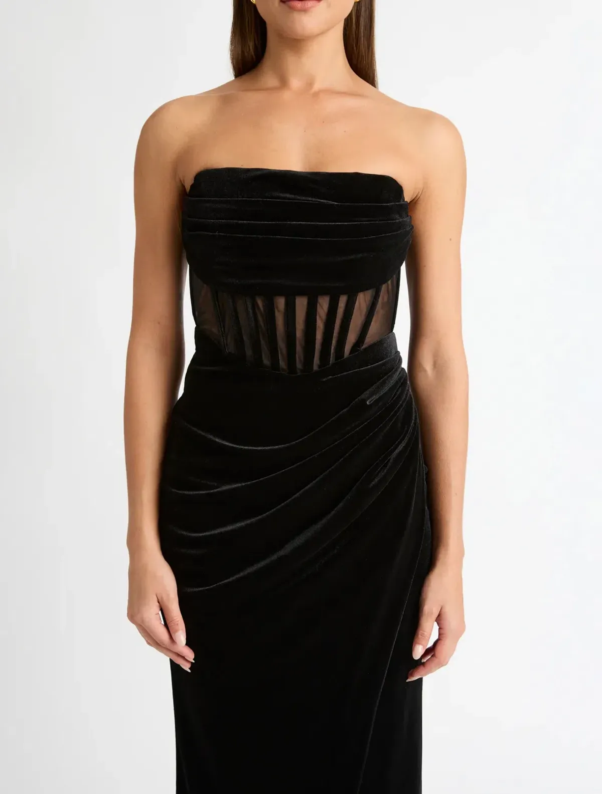 Sheike Trinity Maxi Dress Black Size 8 - Image 2