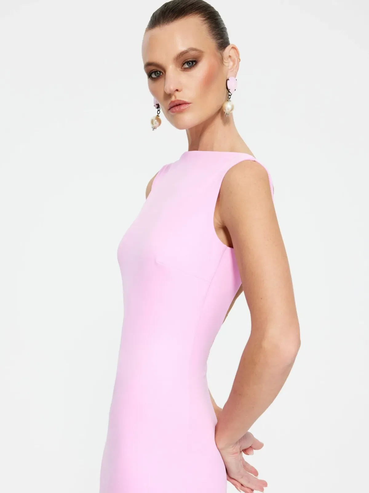 Effie Kats Verona Gown in Taffy Pink Size S / AU 8 - Image 2
