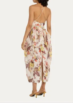 Zimmermann Matchmaker Tulip Dress Ivory Tropical Floral Size 0P / AU 6  for rent on The Volte - image 2