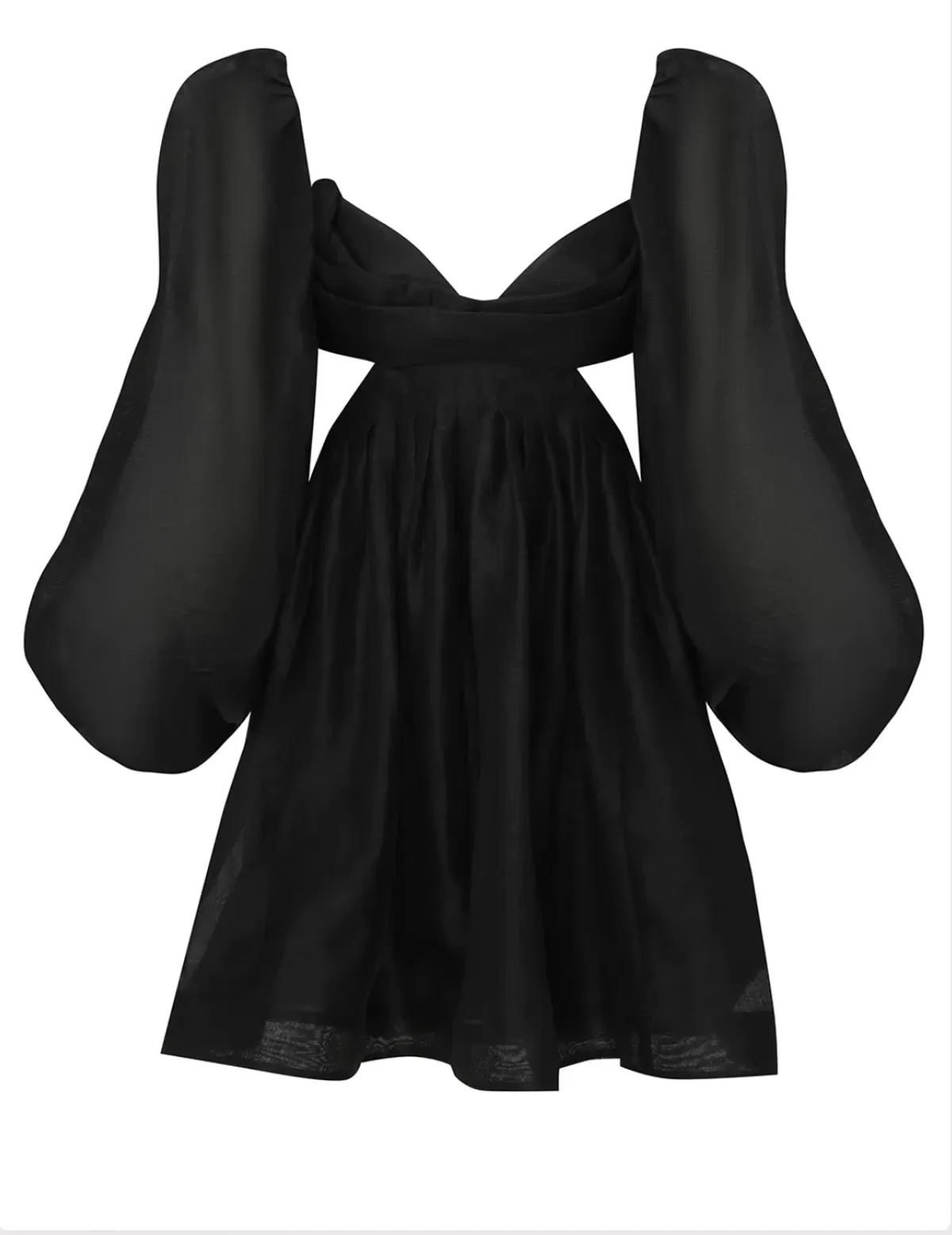 Zimmermann Harmony Bralette Mini Dress Black Size 2 / AU 12 - Image 4