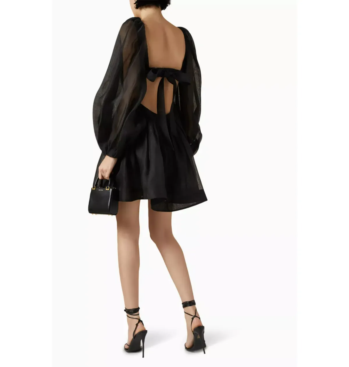 Zimmermann Harmony Bralette Mini Dress Black Size 2 / AU 12 - Image 3