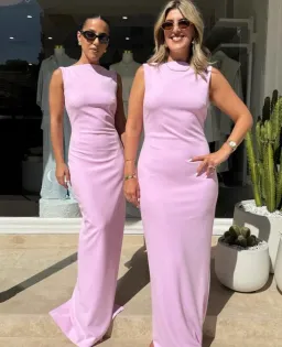 Effie Kats Verona Gown In Taffy Pink Size XS/Au 6 for rent on The Volte - image 5