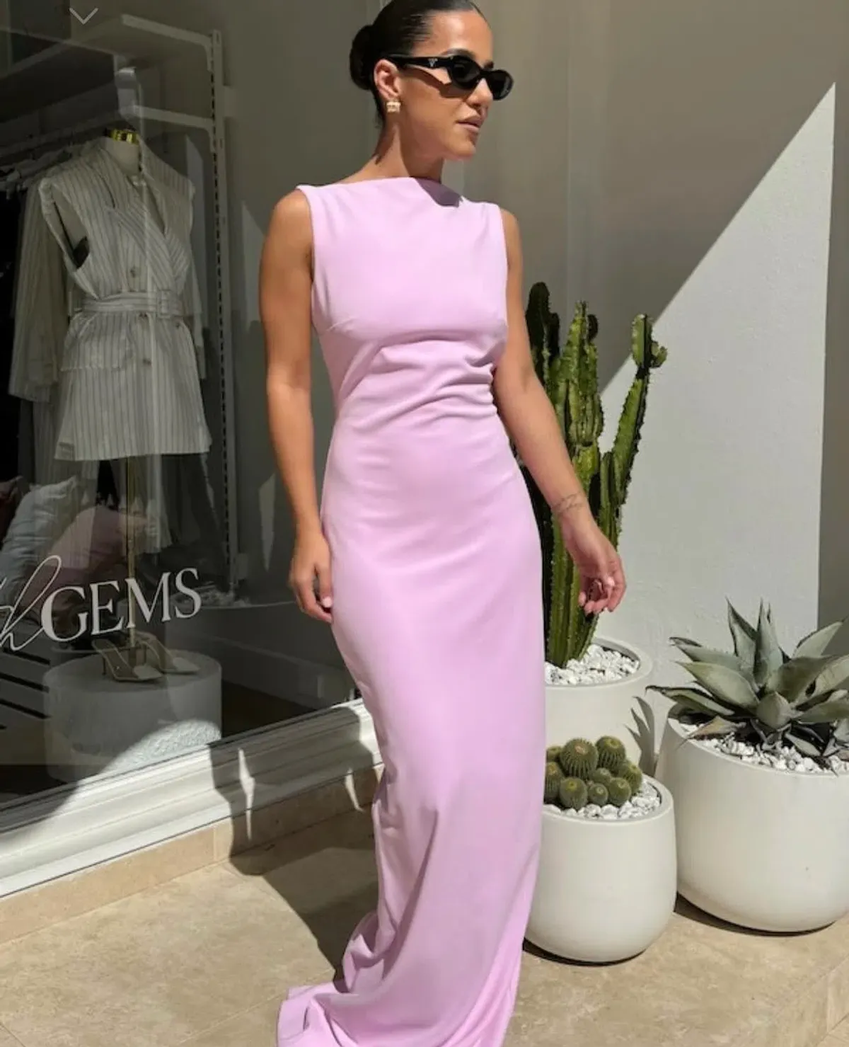 Effie Kats Verona Gown In Taffy Pink Size XS/Au 6 - Image 7