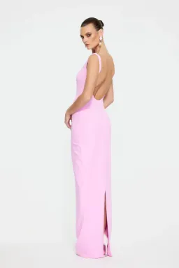 Effie Kats Verona Gown In Taffy Pink Size S/Au 8  for rent on The Volte - image 3