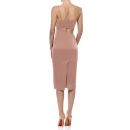 MISHA Selina Slip Dress Nude Champagne Size 6/XS for rent on The Volte - image 3