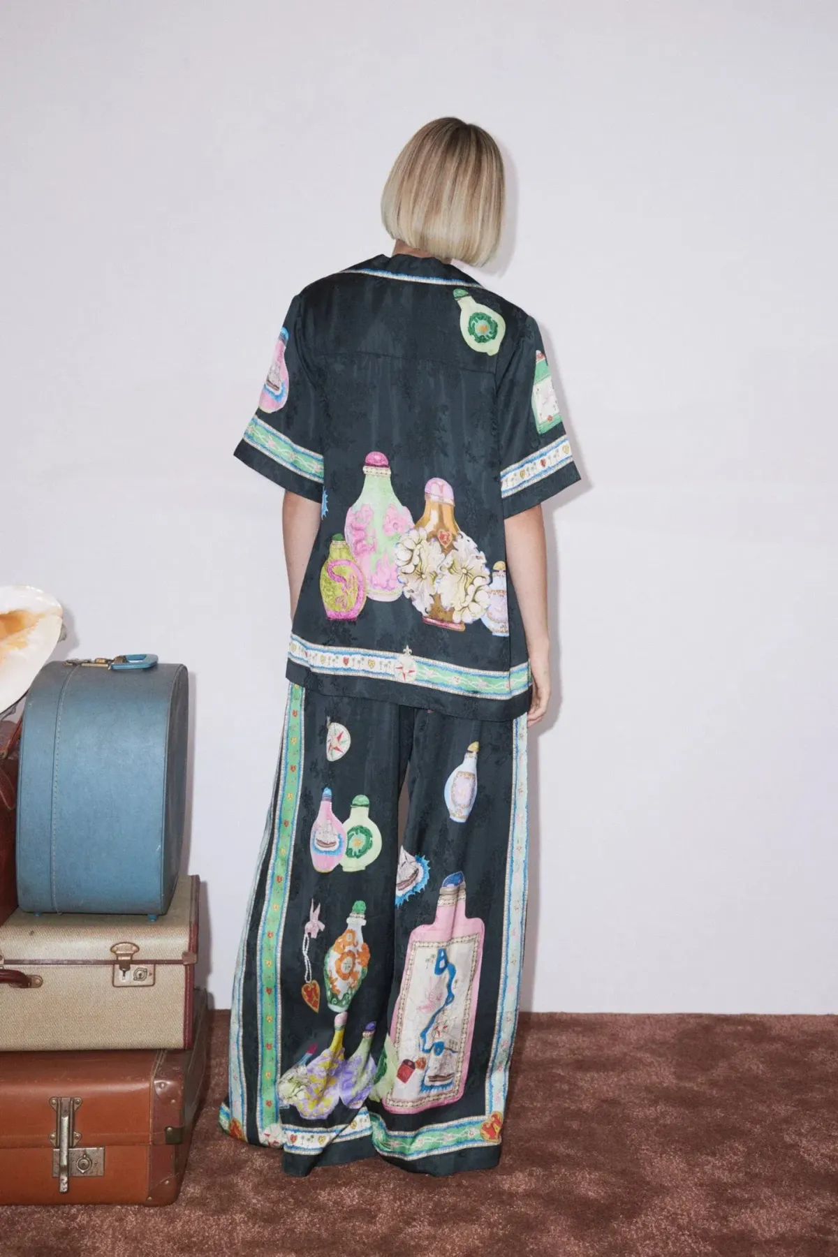 Alemais Royal Set Top and Pants Set Print Size 10  - Image 2