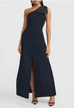 By Johnny Black Tie Bow Gown Black Size 10 for rent on The Volte - image 2