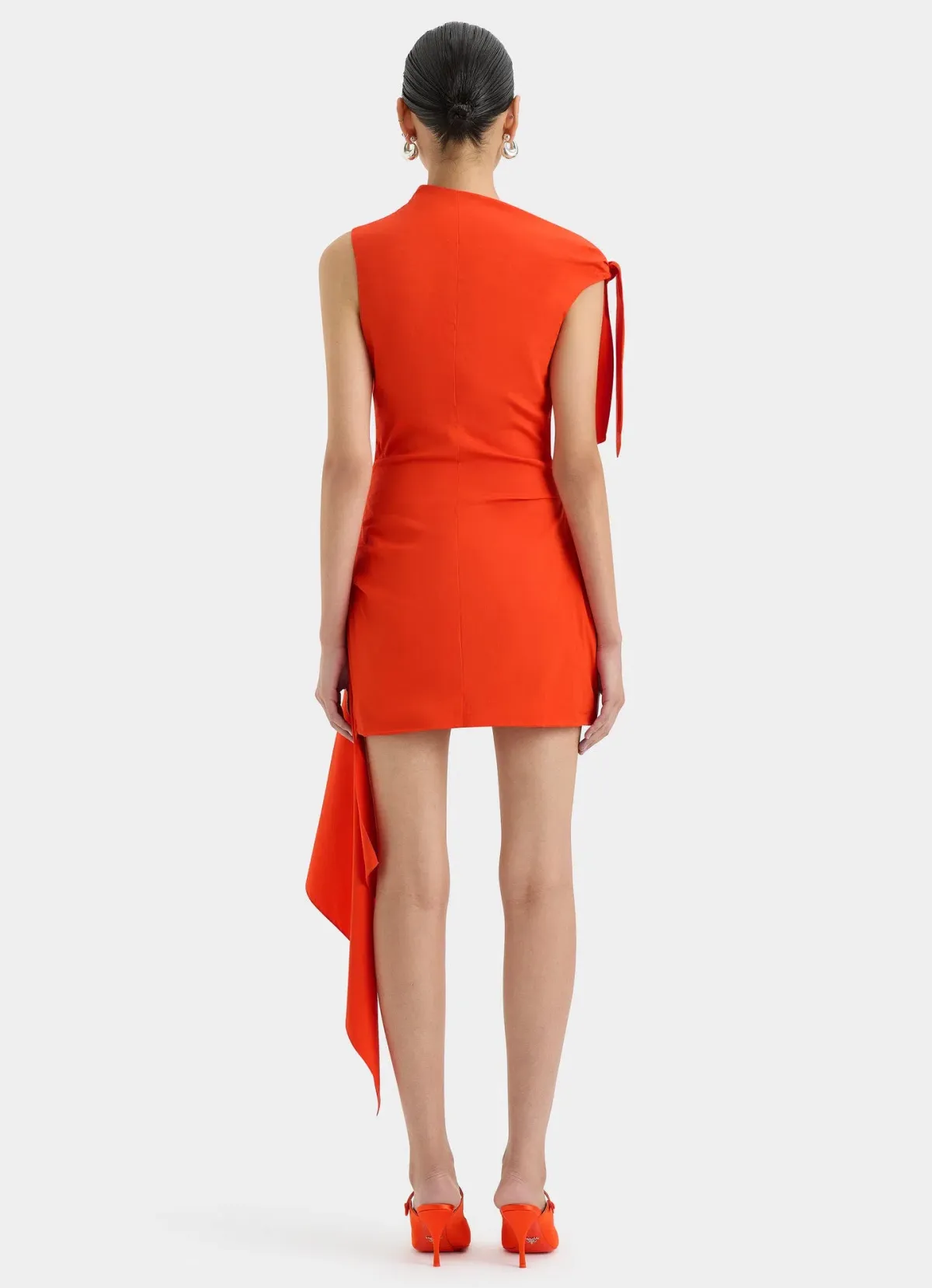 Sir the Label Dahlia Mini Dress Tangerine Size 1 / AU 8 - Image 2