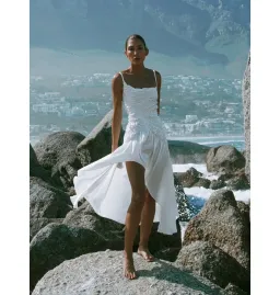 Georgia Hardinge Celestial Dress Ivory Size AU 6 for rent on The Volte - image 1