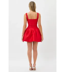 Bianca and Bridgett Alba Mini Dress Red Size 10 for rent on The Volte - image 2