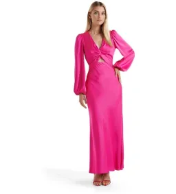 Forever New Wren Long Sleeve Twist Maxi Dress Valley Pink Size 16 for rent on The Volte - image 1