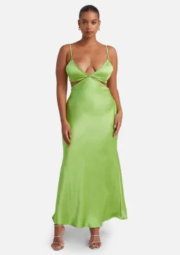 Bec & Bridge Veronique Maxi Dress Lime Green Size 8 for rent on The Volte - image 1