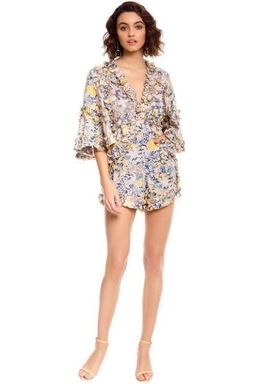 Alice McCall Choose Me Romper Blue Floral Size 8 for rent on The Volte - image 2