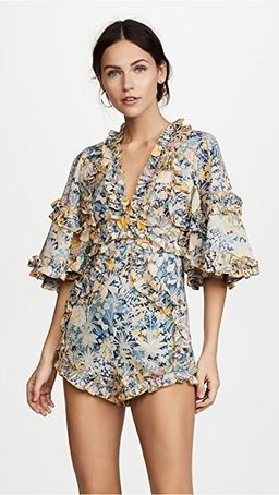Alice McCall Choose Me Romper Blue Floral Size 8 for rent on The Volte - image 4