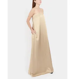 Esse Studios Gilded Column Dress Cream Size AU 6 for rent on The Volte - image 2