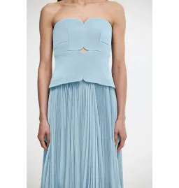 Acler Avonlea Dress in Celeste Blue Size AU 6 for rent on The Volte - image 4