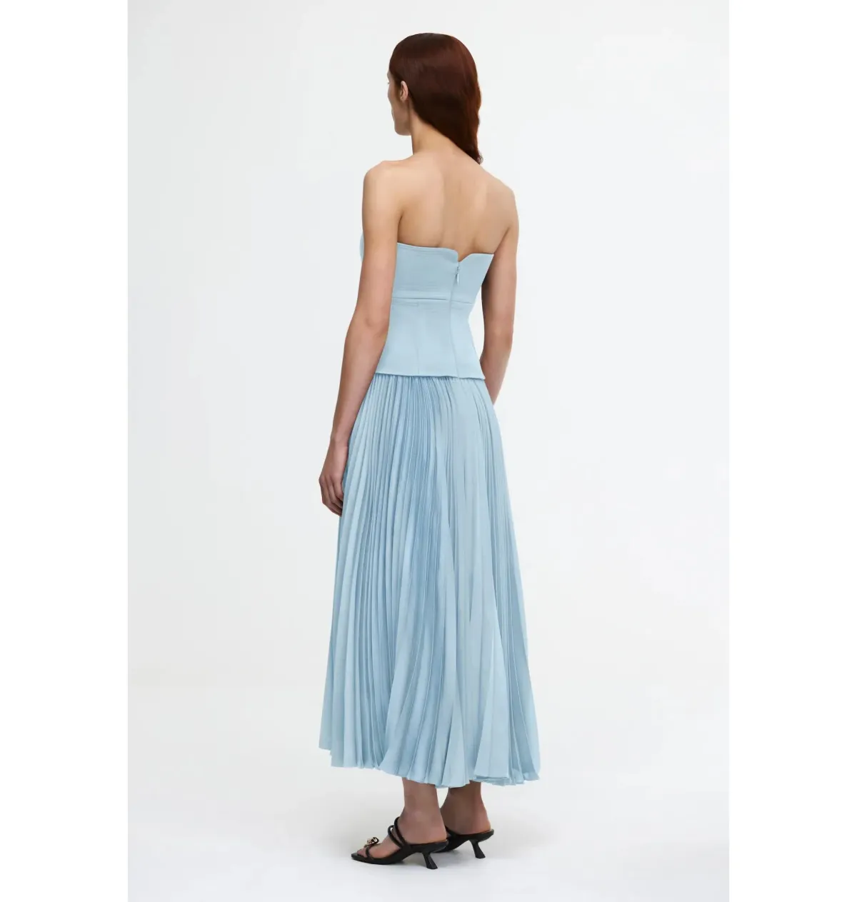 Acler Avonlea Dress in Celeste Blue Size AU 8 - Image 3