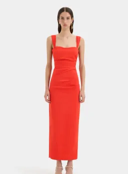 Sir The Label Dahlia Balconette Gown Tangerine Size 1/Au 8  for rent on The Volte - image 1