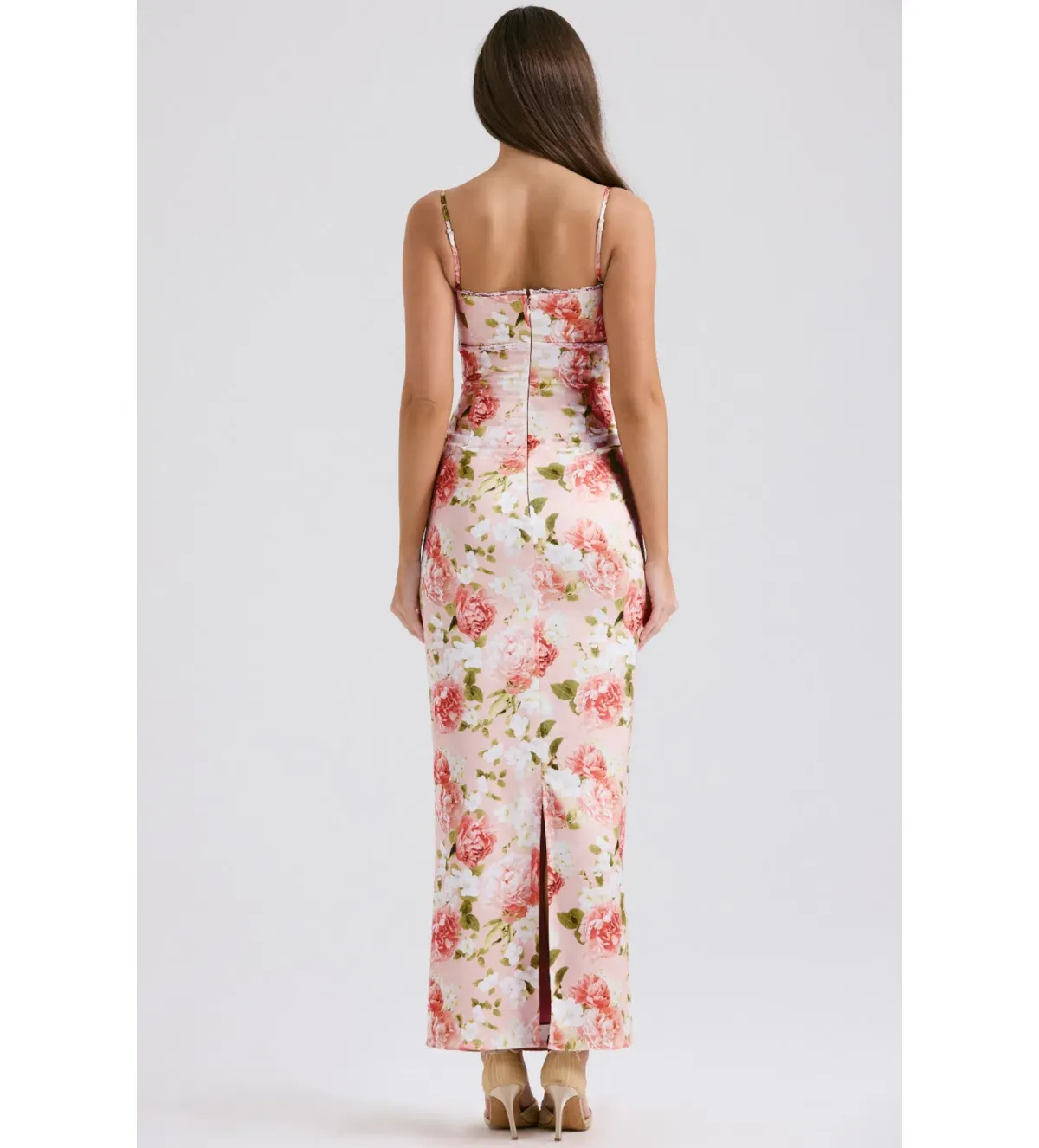 House of CB Josefina Dress Pink Peony Size 6 - Image 3