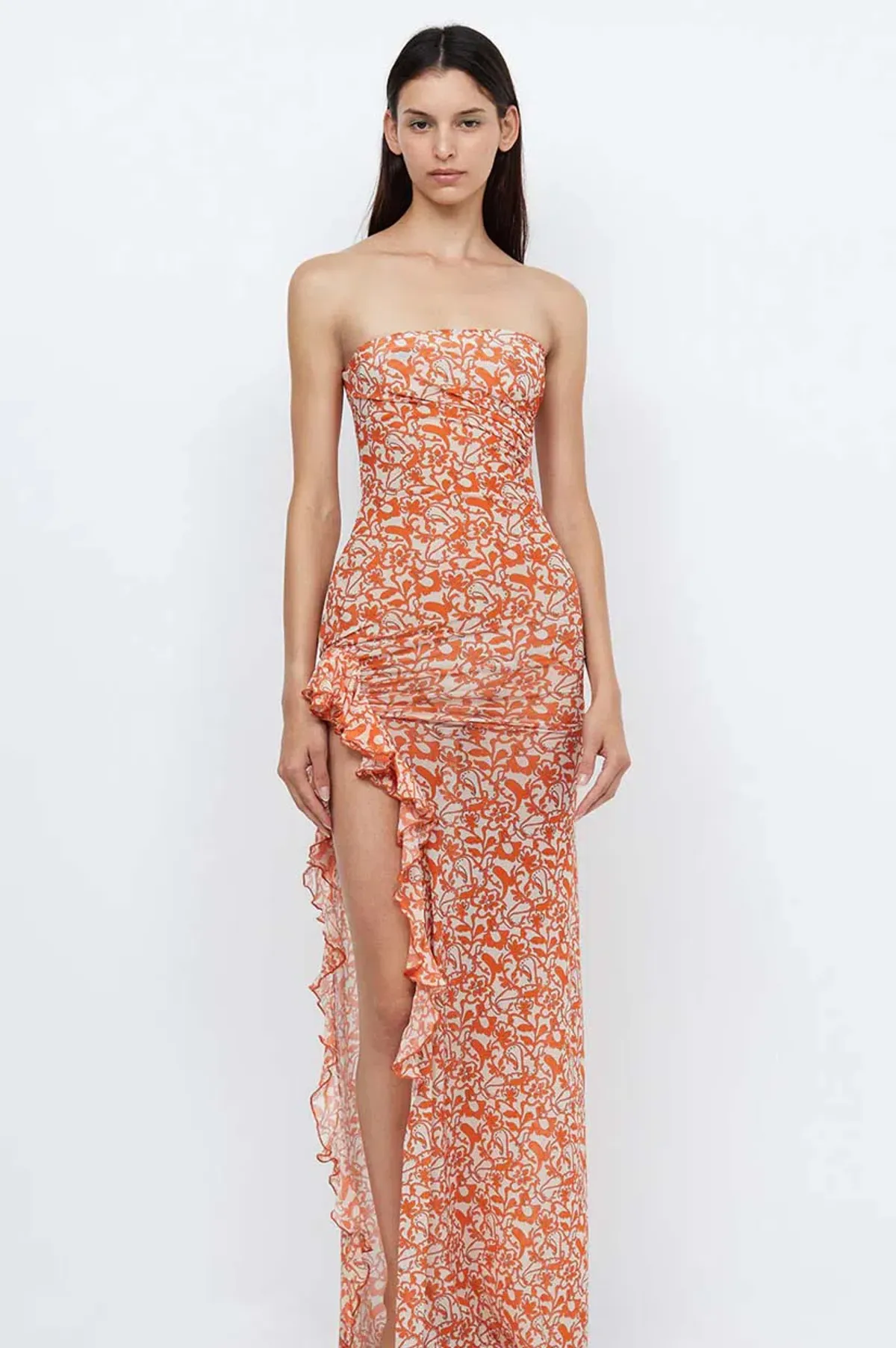Bec & Bridge Firefly Strapless Maxi Dress Fiesta Floral Size 12 - Image 3