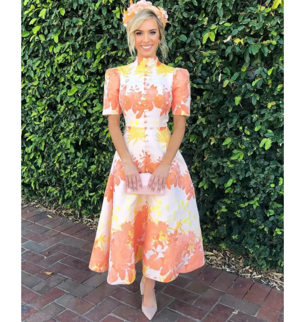 Only One Ashley Dancing Dress in Roses Size AU 10 - Image 1