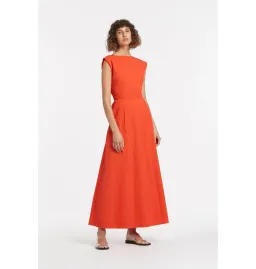 Sir The Label Anja Tie Midi Dress Red Size 0 / AU 6 for rent on The Volte - image 2