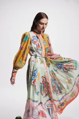 Alemais Players Shirtdress Print Size AU 10 for rent on The Volte - image 3