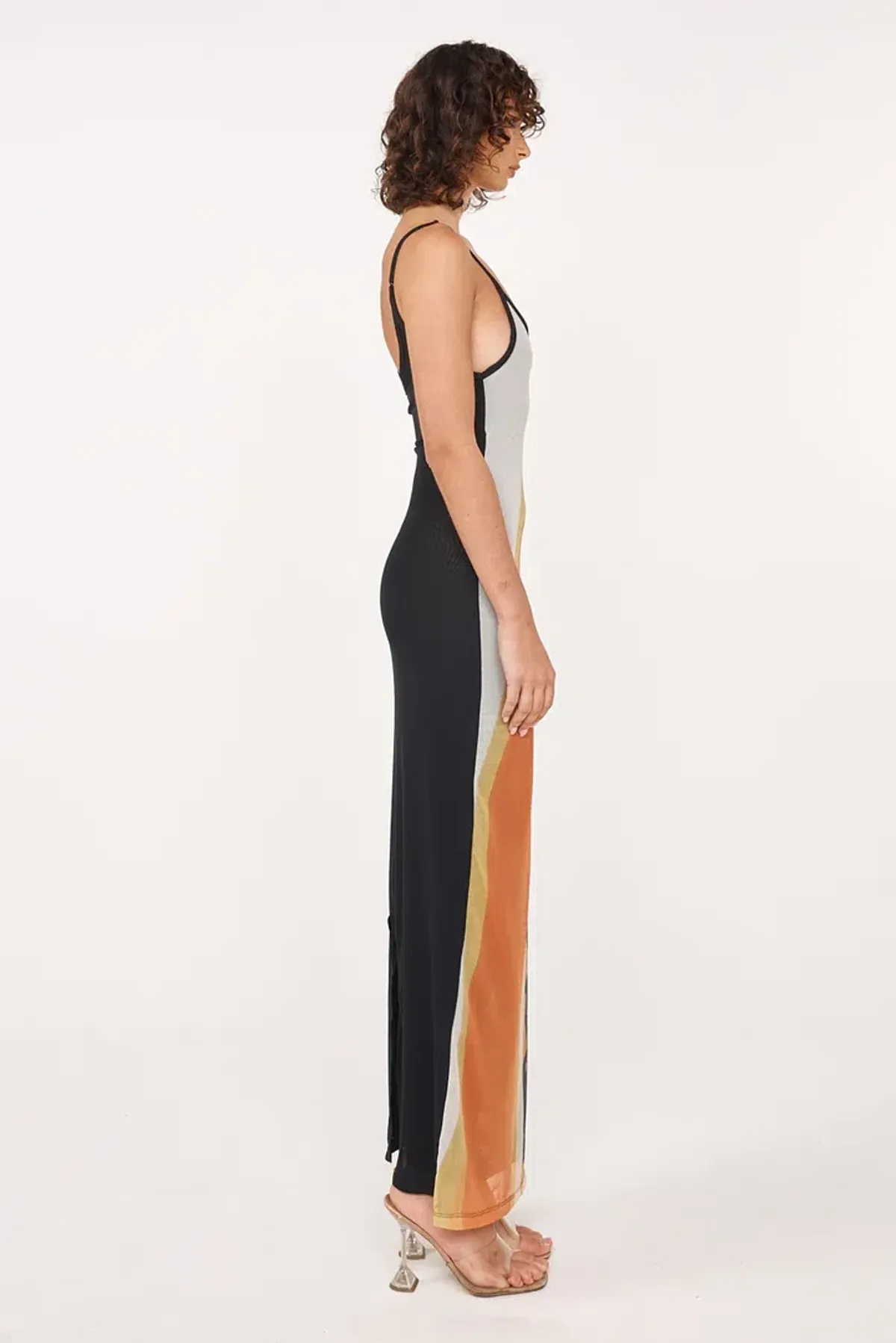Jefre Sèi Papaya Midi Dress Papaya Print Black Size S - Image 2