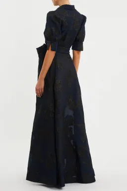 Rebecca Vallance Antoinette Gown Navy Size 8 for rent on The Volte - image 3