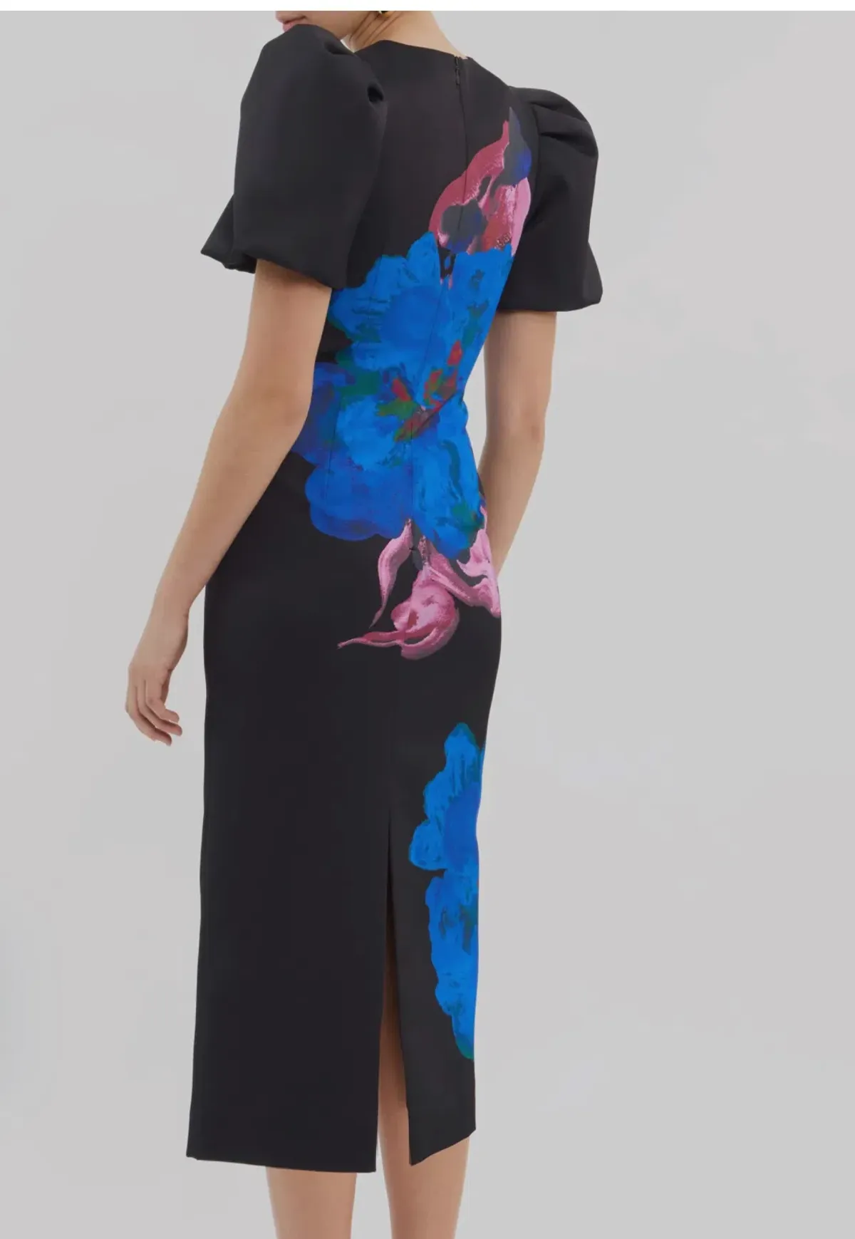 Rebecca Vallance Acid Bloom Midi Dress Floral Size 12 - Image 6