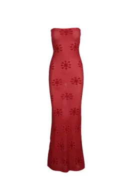 Asta Resort Monica Dress Wine Size AU 8  for rent on The Volte - image 4