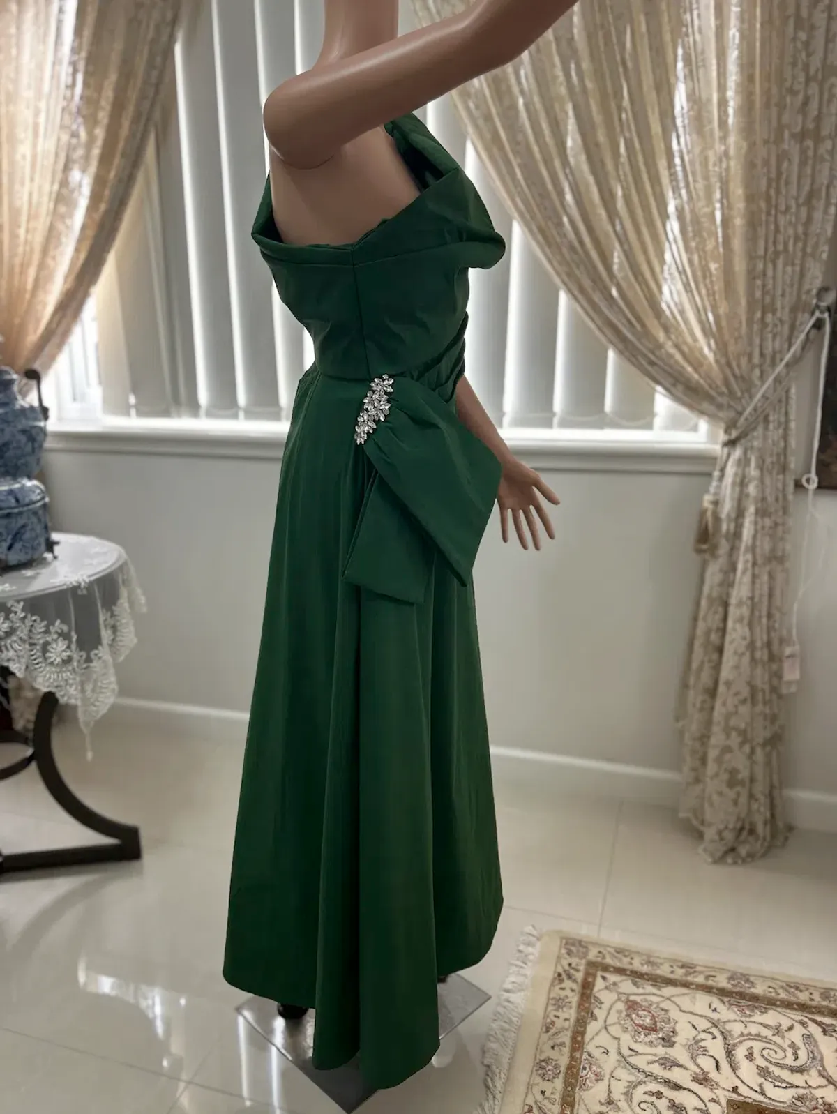 Rachel Gilbert Archer Dress Green Size 10/M - Image 2